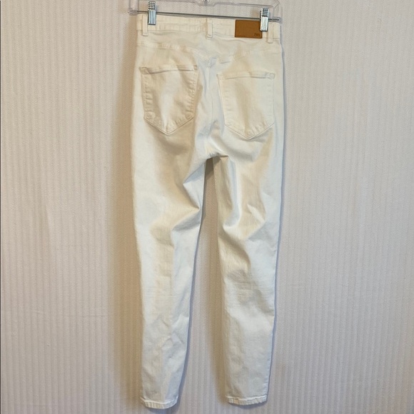 Zara White High Rise Skinny Jeans Size 6 - Picture 3 of 8